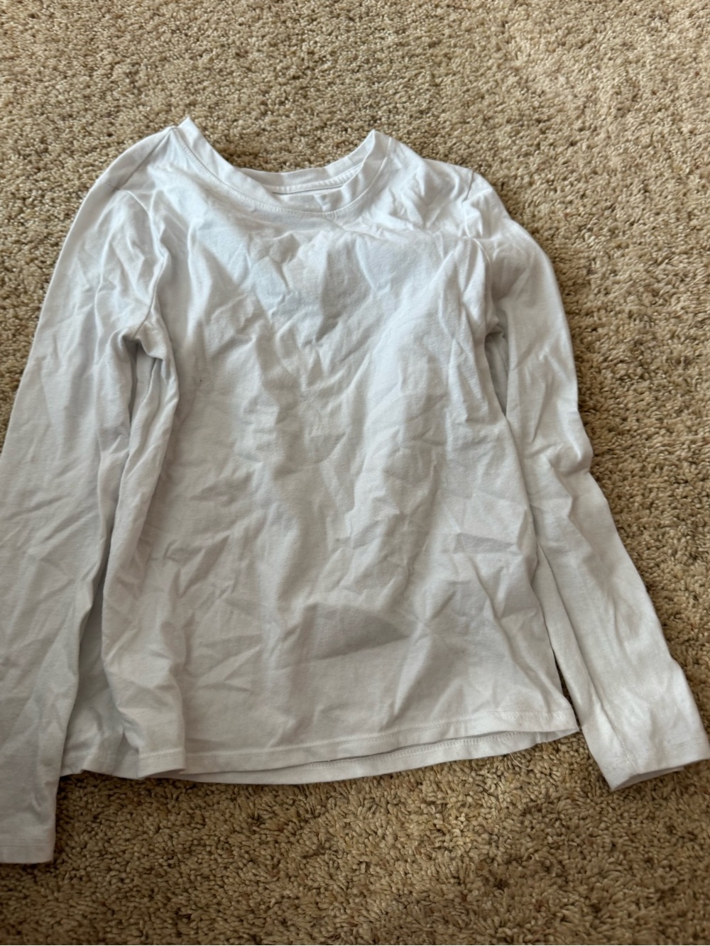 Girls white long sleeve 🤍